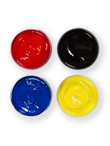 Fabric Screen Printing Ink 4-Color Starter Set