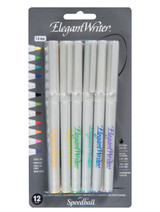 Elegant Writer Calligraphy Markers, 12-Piece Set