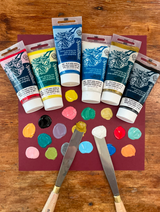 Water-Soluble Block Printing Ink 6-Color Set