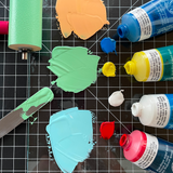 Water-Soluble Block Printing Ink 6-Color Set