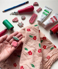 Creating Emoji Stamps for Fabric Printing