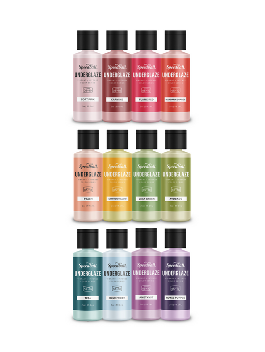 Underglaze 12-Color Sampler Pack #2