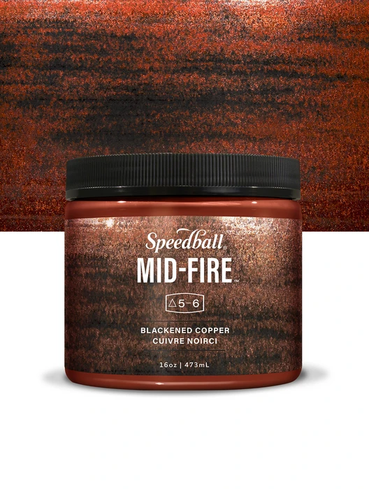 Mid-Fire Glaze - Blackened Copper