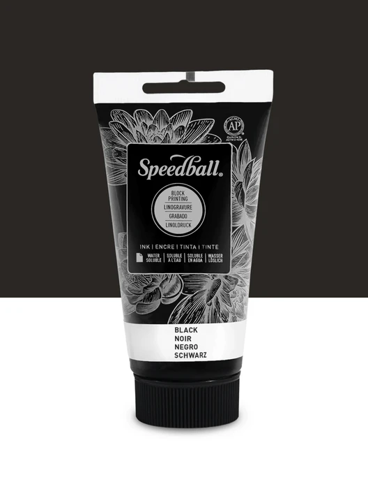 Water-Soluble Block Printing Inks - Black