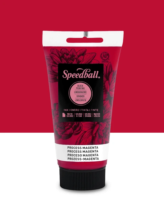 Water-Soluble Block Printing Inks - Process Magenta