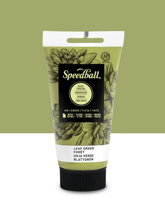 Water-Soluble Block Printing Inks - Leaf Green