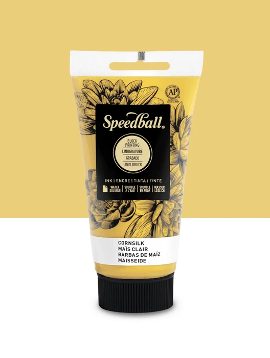 Water-Soluble Block Printing Inks - Cornsilk
