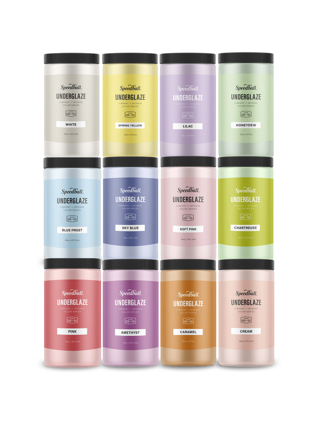 Pastel Underglaze 12-Color Bulk Pack