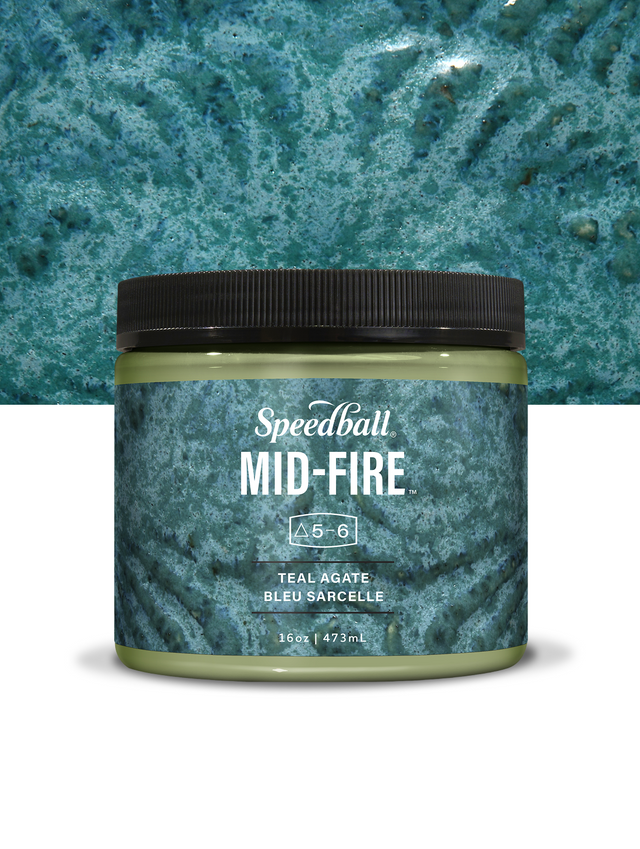 Mid-Fire Glaze - Teal Agate