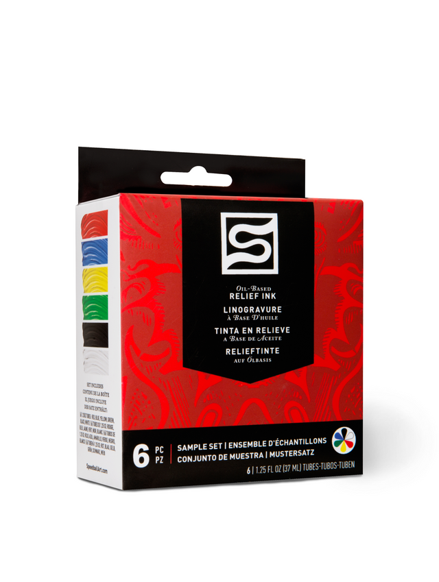 Oil-Based Relief Ink 6-Color Sampler Set hover