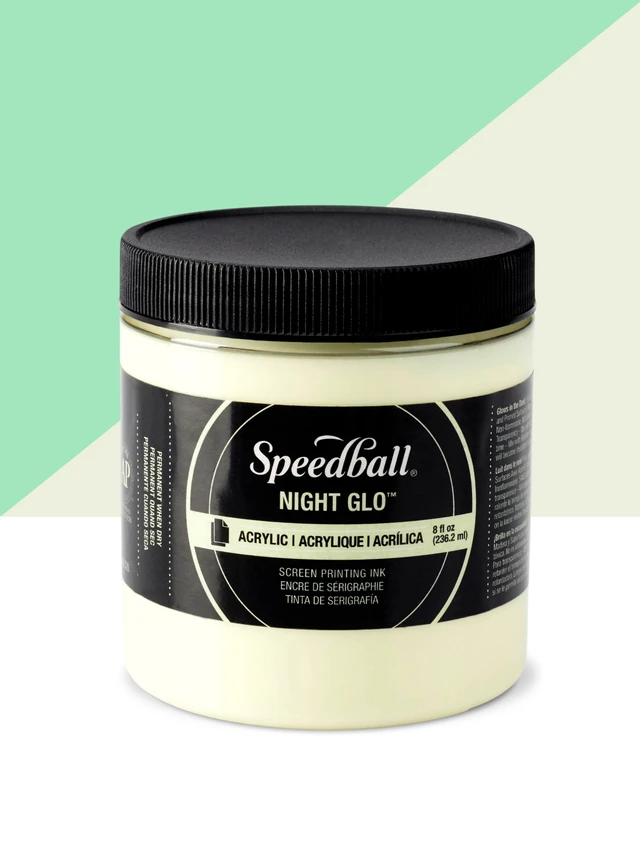 Glow in the Dark Acrylic Screen Printing Inks
