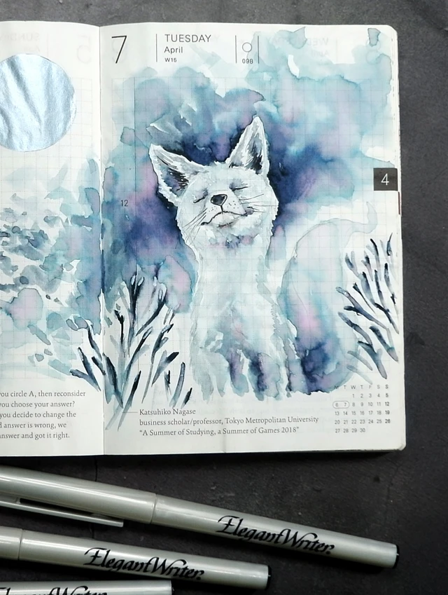 Elegant Writer Calligraphy Markers, Black hover