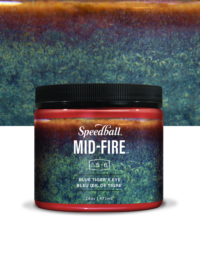 Mid-Fire Glaze - Blue Tiger's Eye