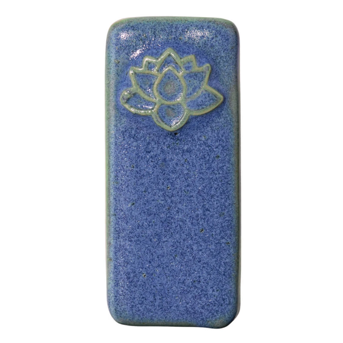 Botton Glaze: Blue Moss fired at Cone 6 on B-Mix