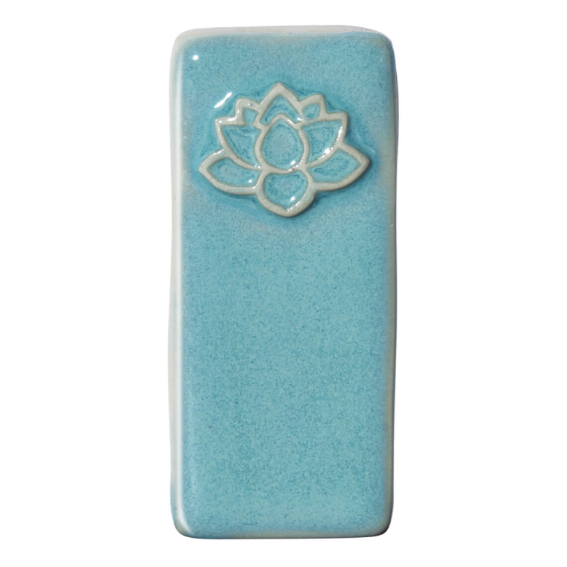 Botton Glaze: Blue Topaz fired at Cone 6 on B-Mix