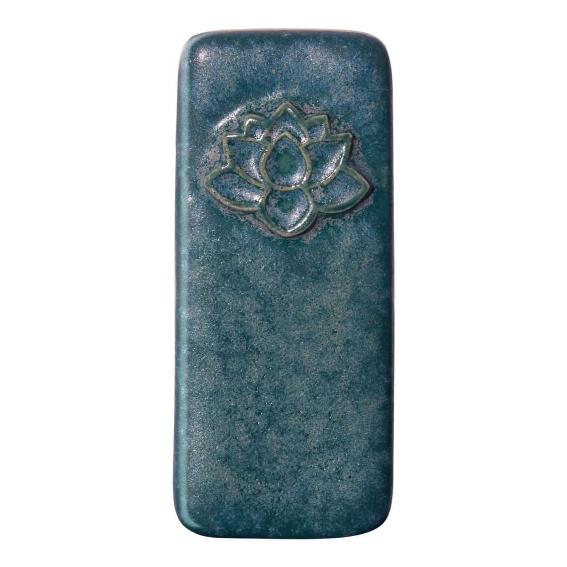Botton Glaze: Teal Agate fired at Cone 6 on B-Mix
