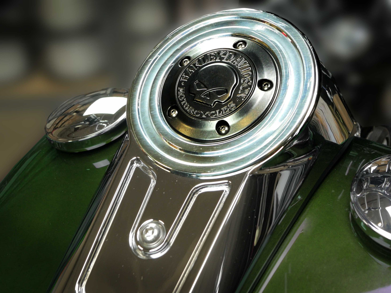 Block-off Plate for 2018-Later MK8 Softail FLSB, & FLFB/S (Timer
