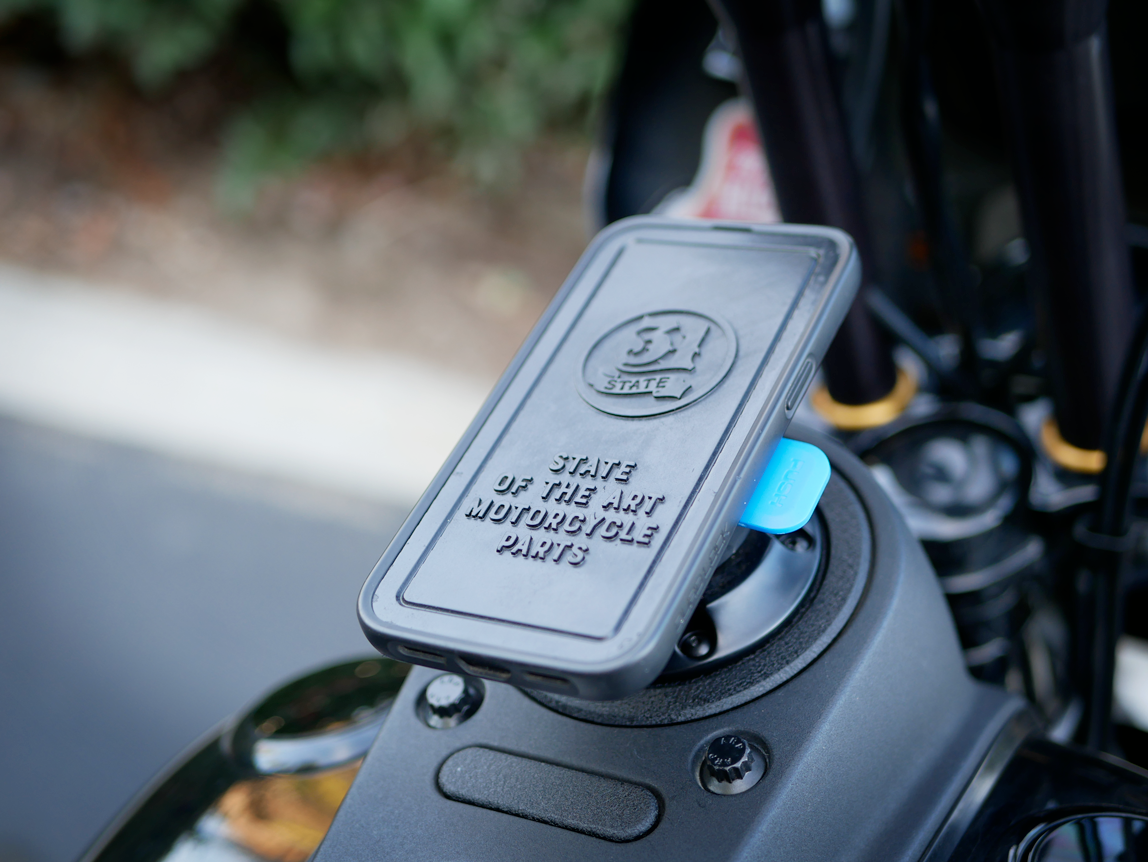 Quadlock Phone Mount 5-Hole Timer Cover Adapter w/ Dampener