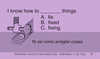 bilingual vocabulary card for parent supported listening activities