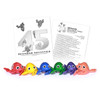 FP-510 Set of 6 Beanbag Frogs plus Booklet and Bonus Activities