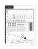 Second sample page from MH-2002E Digital Drops in the Bucket Math Book 2 showing printable activities for story problems, tens and ones, counting, matching sets to numerals, connect-the-dots, and number sequences.