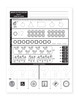 Sample page from MH-2002E Digital Drops in the Bucket Math Book 2 featuring shape recognition, geometry, numeral sequencing, counting, and tracing numbers 0–20.