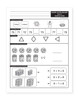 Sample page from Kindergarten–1st Grade Digital Drops in the Bucket Math Book 4 featuring counting, numbers to 100, place value, addition, subtraction, and number sense activities.