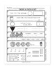 Sample page from 1st Grade Digital Drops in the Bucket Math Book 6 featuring fractions, geometry, money, measurement, equations, true or false activities, and two-digit addition and subtraction.