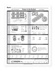 Sample page from 2nd Grade Digital Drops in the Bucket Math Book 8 featuring charts and graphs, counting, place value, money, and addition and subtraction practice.
