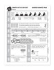 Sample page from 3rd Grade Digital Drops in the Bucket Math Book 10 featuring equivalent fractions, area, perimeter, story problems, ruler and number line activities, and math vocabulary.