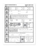 Sample page from 4th Grade Digital Drops in the Bucket Math Book 12 featuring comparing fractions and decimals, measuring angles, lines and triangles, problem solving, and math vocabulary activities.