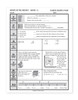 Sample page from 5th Grade Digital Drops in the Bucket Math Book 13 featuring rounding decimals, place value, vocabulary, computation, coordinate plane, and order of operations practice.