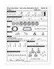 Sample page from Digital Drops in the Bucket Math Level A Spanish Edition featuring time, money, measurement, shapes, patterns, before and after concepts, and daily math practice in Spanish.