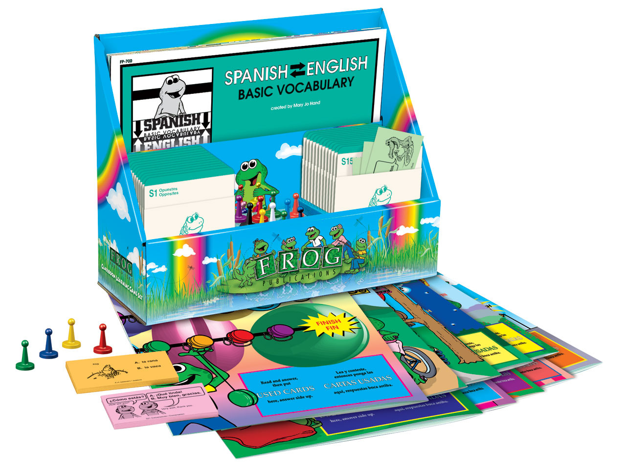 Frog Learning Center Games - Spanish/English Basic Vocabulary Set