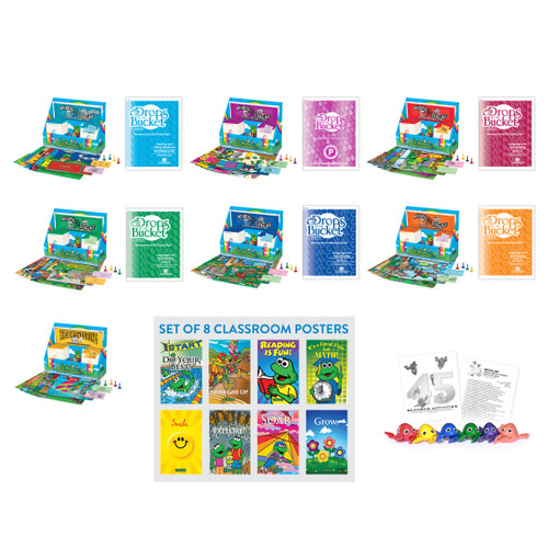 reading classroom bundle with literacy games and daily review workbooks for PK-5 intervention and skill development