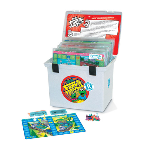 family learning game set for readiness level introducing early reading and math skills with parent supported activities