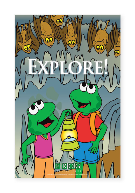 classroom poster with explore message encouraging curiosity discovery and a love of learning