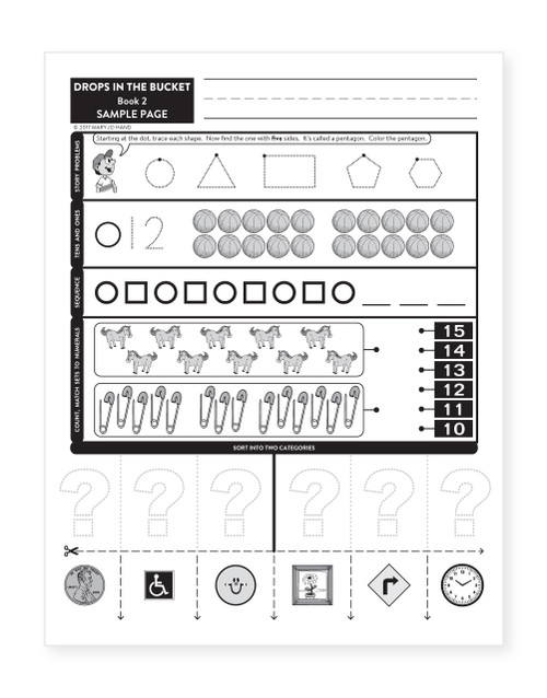 pre k kindergarten math daily review page developing number sense through counting and quantity activities