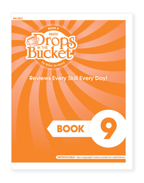 MH-2031 Math Drops in the Bucket - Book 9 (for 3rd Grade, 1st Semester)