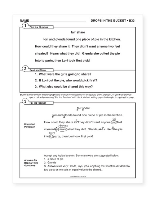 Inside pages of the Reading Comprehension & Vocabulary Workbook featuring engaging exercises that strengthen reading comprehension, vocabulary, and critical thinking skills.