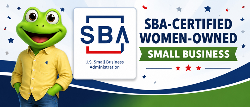 Frog Publications Is Now SBA Certified as a Women-Owned Small Business!