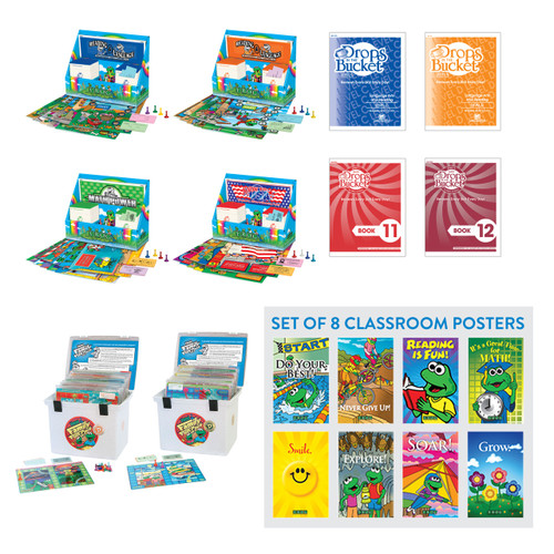 4th Grade Learning Bundle | Reading, Math, Daily Review & Games