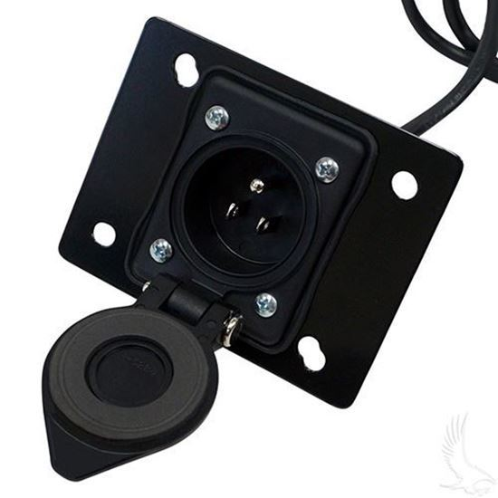 AC Receptacle for EZGO TXT Summit Series OnBoard Chargers (OBC