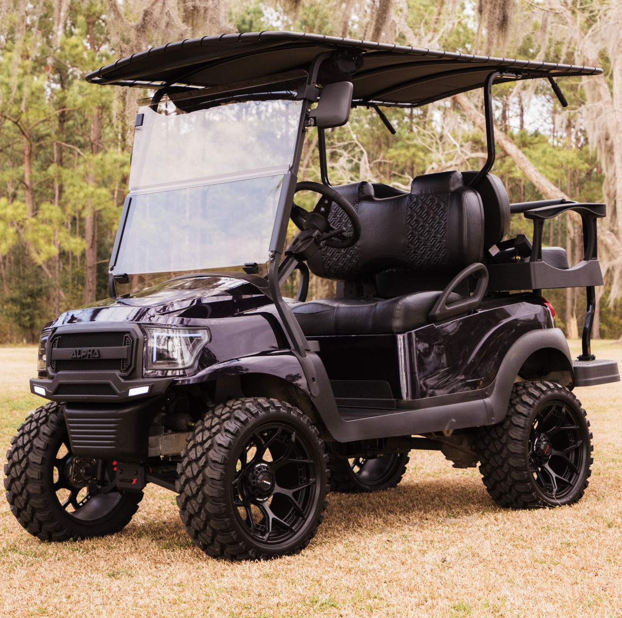 Club Car Precedent ALPHA Body Kit in Black | GCTS