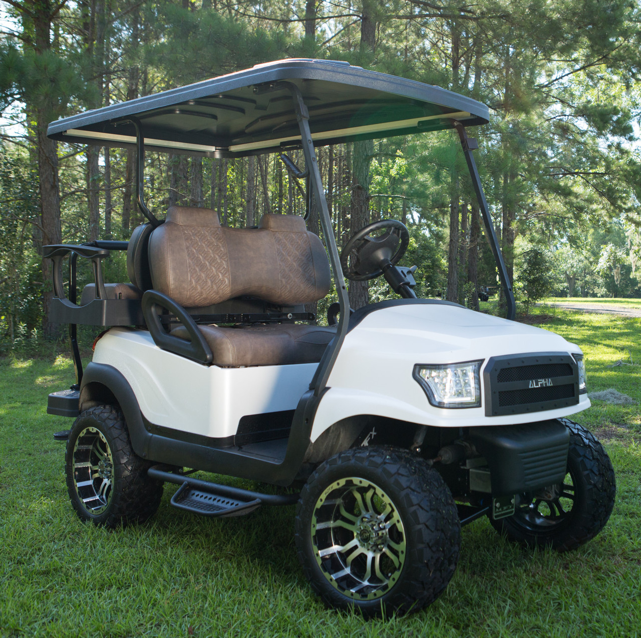 Club Car Precedent ALPHA Body Kit in White | GCTS