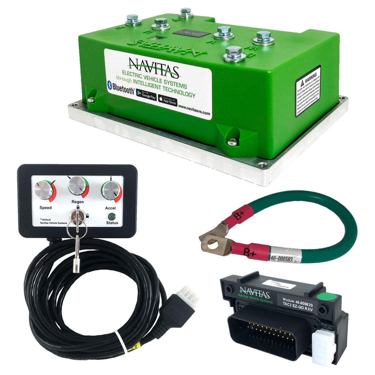 EZGO RXV Navitas 600-Amp 48-Volt AC Upgrade Controller Kit With