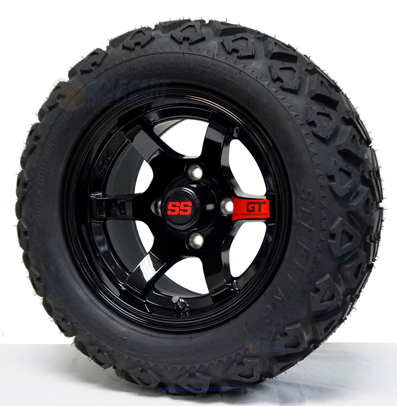 12 inch Golf Cart Wheels and Tires Combos for Non Lifted Golf Carts