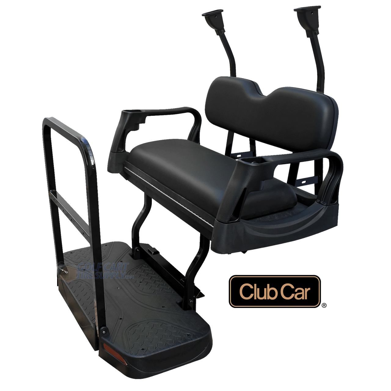 TREX HARMONY Club Car DS Rear Seat Kit PREMIUM Black Cushion | GCTS