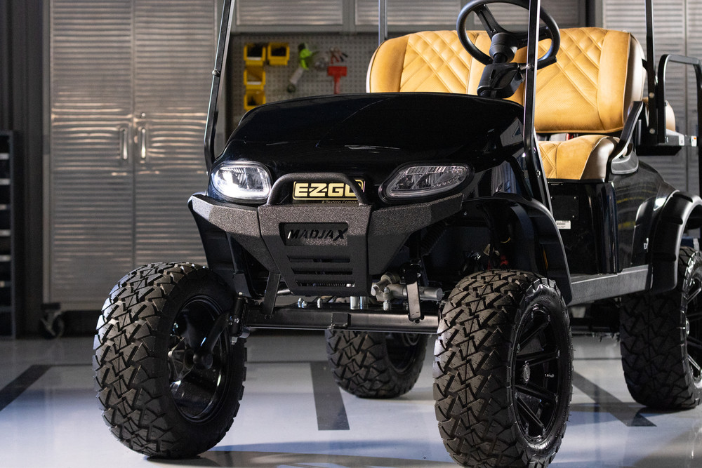 MADJAX EZGO TXT Heavy Duty Wing Style Black Brush Guard for 2014+