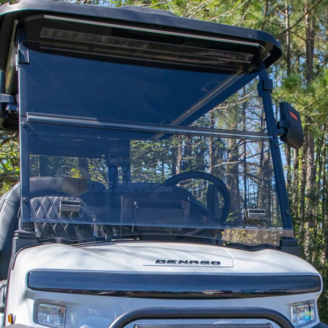 Denago Rover XL Folding Windshield (Choose: Tinted or Clear) | GCTS